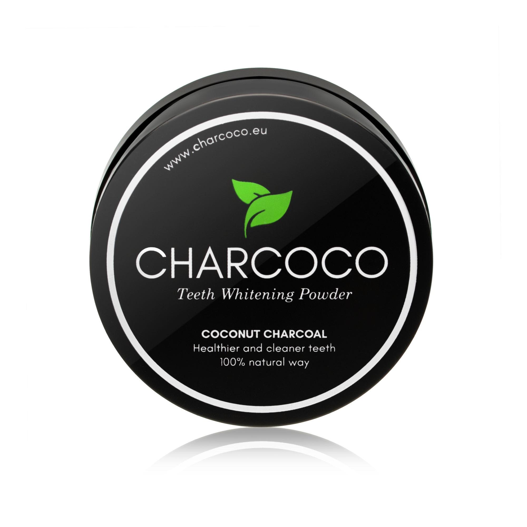 Wittere Tanden met charcoal | vooraanzicht