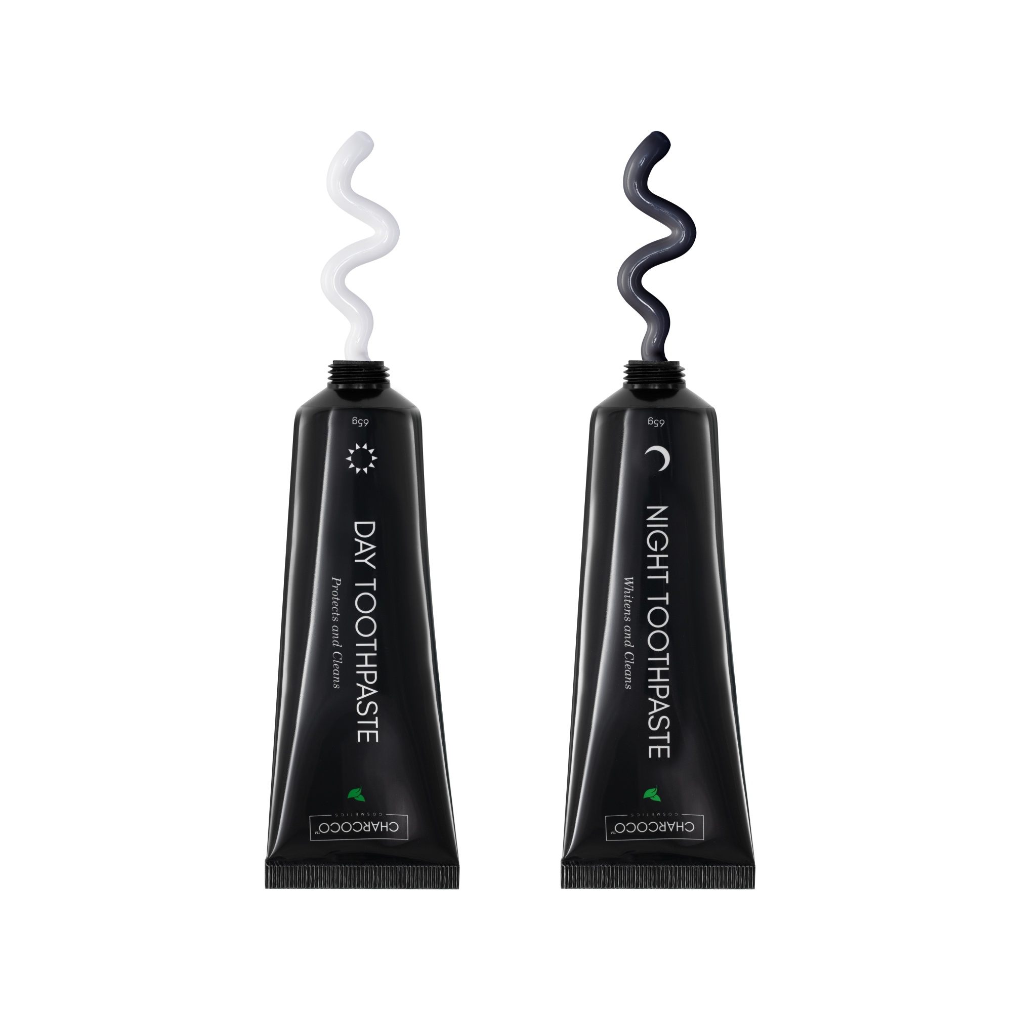 DAY & NIGHT TANDPASTA | WIT & ZWART 